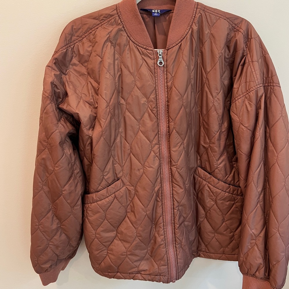 JoyLab Taupe Quilted Jacket